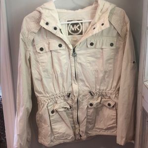 Michael Kors cream Army jacket